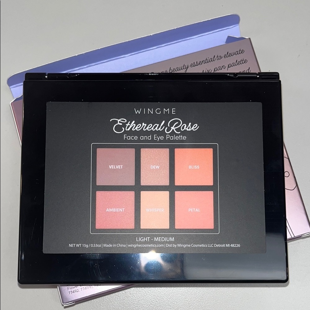 Ethereal Rose Face and Eye Palette - light medium / lip scrub NIB Bundle - Picture 4 of 7